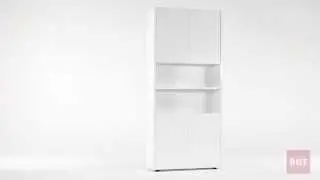 Rangement 4 portes blanc SMOOTH - BUT