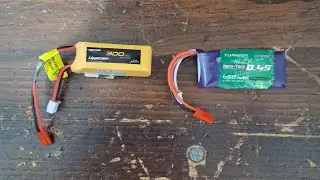 Presentation of my Two 3S 11.1v Lipo Batteries For E-flite UMX 3S Lipo Capable Planes