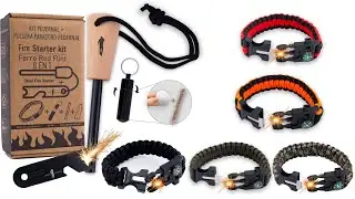 Kit pulsera pedernal ferrocerio