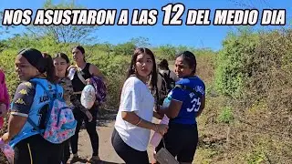 Asustaron a las chicas. en sus caras reflejan temor.