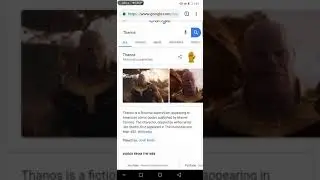 Search Thanos on Google and See Magic