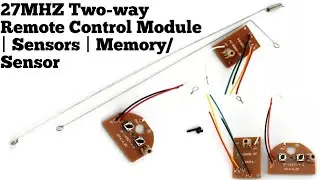 2CH RC Remote Control || 27MHz Two-way Remote Control Module Circuit Review
