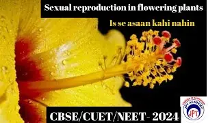 Sexual reproduction in flowering plants - class 12 | NEET - 2024 | explained by Divyang Sir