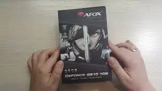 Распаковка и обзор Видеокарты AFOX GeForce 210 1GB (2160р 4К)