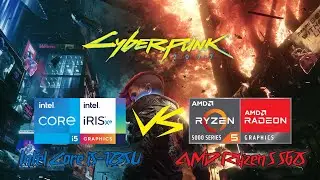 Intel Core i5-1235U против AMD Ryzen 5 5625U &mdash; бенчмарк Cyberpunk 2077