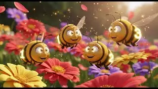 Counting Bees in the Garden 🐝🌺 | Fun Learning Adventure for Kids | Preschool Educational Video