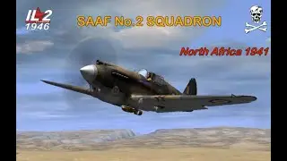 SAAF No.2 Squadron Mission North Africa IL-2 1946 4K UHD