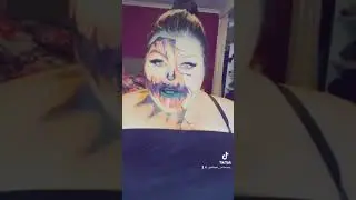 Pumpkin skeleton #makeup #beauty #makeuptutorial #halloween #makeupartist