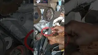 Simple timing belt replacement! #youtube #tiktok #trending