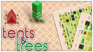 Tents & Trees - THE MOST CHILL PUZZLE GAME (Co-op Gameplay)