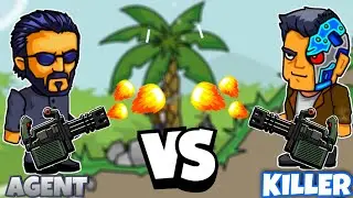 Mini Militia Agent Vs Killer Epic Funny Gameplay