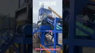JS750 mixing host concrete batching plant #batchingplant #mixingplant #concreteplant
