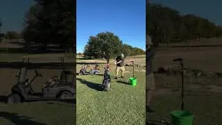 Golf driving range practice.  Gotta start somewhere