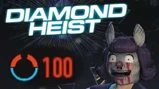 Payday 2 - The Diamond Heist solo stealth (One down with 100 Detection)