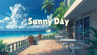 Sunny Beach Lofi 🌴| Chill Patio Beats on a Bright Day 🌞 for Productivity, Motivation, and Focus