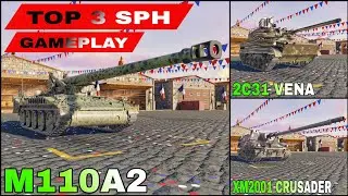 TOP 3 TIER 3 SPH BRUTAL GAMEPLAY 🔥 MWT :  TANK BATTLES