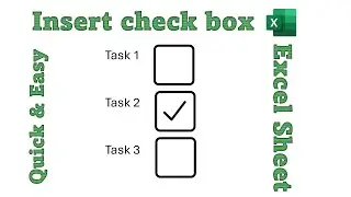 How to Add a Checkbox in Excel sheet: A Quick Tutorial