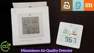 Miaomiaoce CO2 Air Quality Monitor by Xiaomi. CO2 / Temperature / Humidity Detector. #xiaomi
