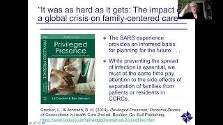 COVID 19: Exploring PFCC Strategies and Challenges