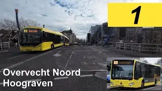 U-OV lijn 1: Overvecht-Noord - Hoograven  | Qbuzz Utrecht | Qbuzz 4022 | 2024