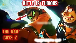 The Bad Guys 2 Movie - Kitty gets furious and beats Doom and Pigtail scene