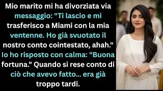 Mio marito mi divorziò via messaggio e svuotò conto non immaginava conseguenze terribili