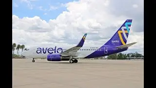 Avelo's Inagural flight from Lakeland International Airport(June 13, 2024)