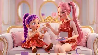 Baby Rumi Sweetly Gives Mom Mira a Beautiful Makeup | KPOP Demon Hunters