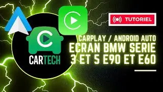 CarTech - Installation Carplay &eacute;cran BMW s&eacute;rie 3 et 5 E90 et E60