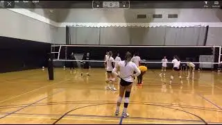 Abby Edwards, 5&rsquo;10&rdquo; Transfer Setter, 2 yrs eligibility, intersquad practice scrimmage