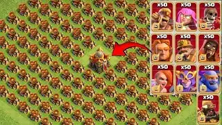 Max mortar base formation vs super troops attack clashofclans 