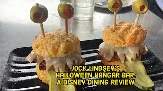 We Tried Jock Lindsey&rsquo;s Halloween Hangar Bar 👻 | Disney Springs Halloween Dining Review