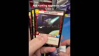 Star Wars unlimited pack 2 opening jump to Lightspeed. #starwars #hobby #hasbro
