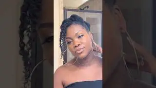 🔥Updo you&rsquo;ll fall in love with #shorts #naturalhairstyles #naturalhairtutorial #protectivestyles