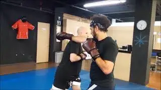 San Da - slip v jab, weave v cross