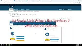 BbCode Link Button for Xenforo 2 with XenVn add-on