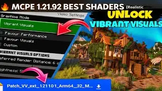 MCPE 1.21.92 Best Shaders | Realistic & Lag Free 🔥