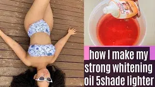 How to make strong whitening oil for sell 🔥🔥you don&rsquo;t need cream while using this oil very active