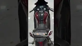 V4 red colour bike wrapping work😍(full wrap ) #shorts #trending #sticker #bikecustomization