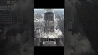 Watch the stunning implosion of Frankfurt's AfE Tower in 2014 📹