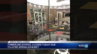 Timberline School closed in Waukee after sprinkler burst