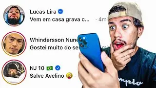 MANDANDO DM PARA 100 FAMOSOS NO INSTAGRAM *fui respondido*