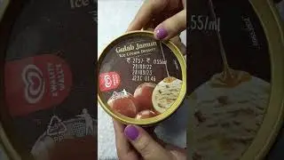 Kwality Walls Gulab Jamun Ice Cream🍨 Newly Launched Limited Edition #shorts #ytshorts #food
