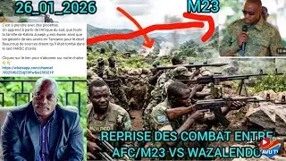 26/01/2026  LEO UVIRA/SANGE /BUKAVU /WALIKALE /SHABUNDA M23 WAME INGIA WAZALENDO TAZAMA Video LE 🇨🇩😭