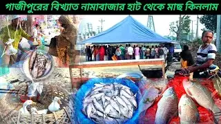গাজীপুরের বিখ্যাত নামাবাজার হাট থেকে মাছ কিনার ভিডিও | fish buying from famous  namabazar hat | 