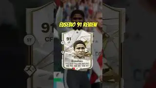 🎮EUSEBIO 91⚽️ REVIEW en EA FC 24✅| #eafc24  #eafc  #short  #fifa24 #fifa  #pc  #ps5  #easports