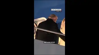 Electrical issues force President Trump off Air Force One