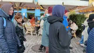 Hare Krishnas in Copenhagen./ Кришнаиты в Копенгагене. 
