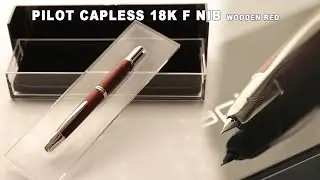 Pilot capless wooden red writing test