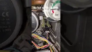 No hot water combi boiler #gasengineer #heatingengineer #centralheating #boilerrepair #gassafe